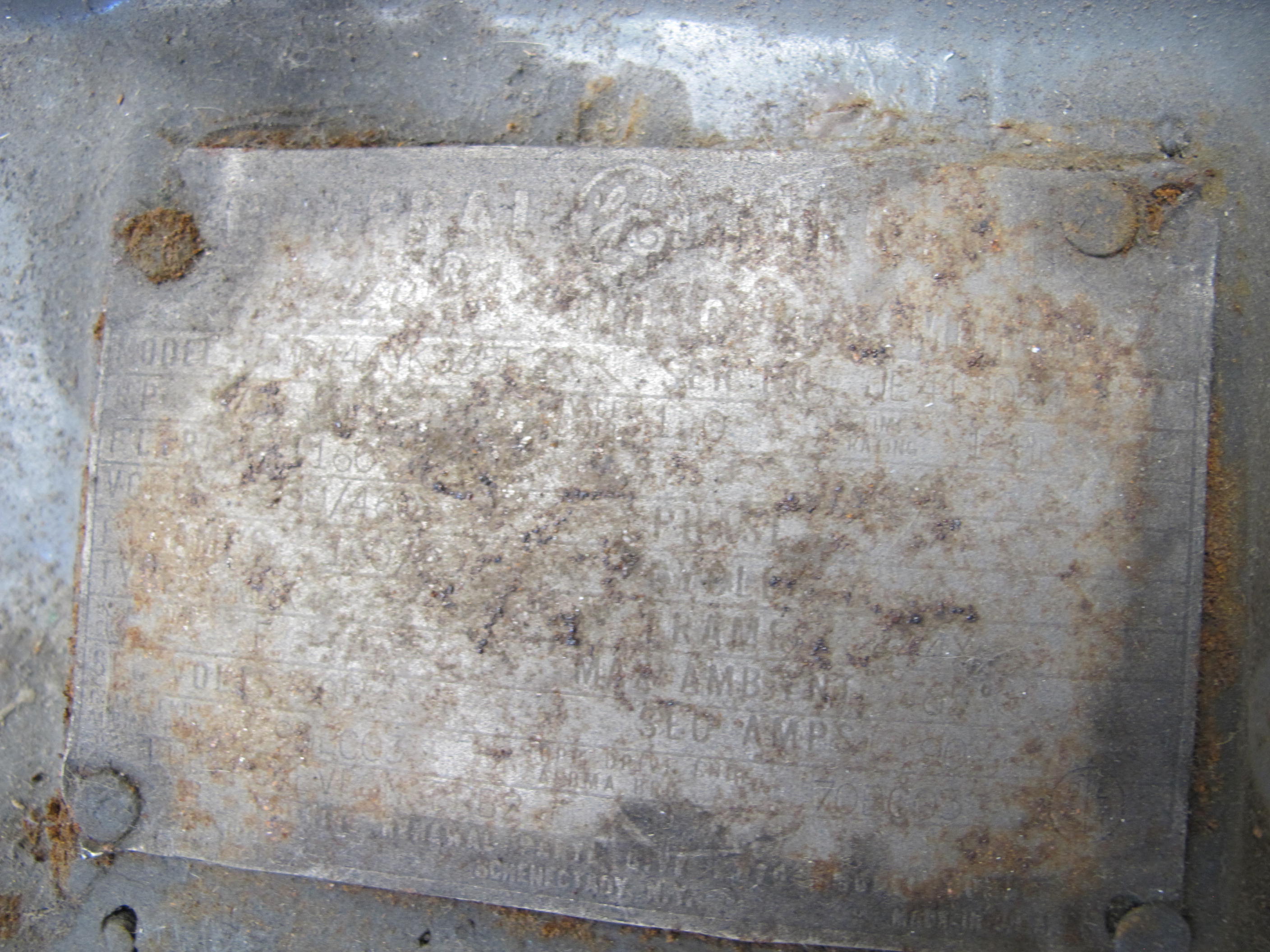 MOTOR, ELECTRIC TYPE, 75 HORSEPOWER, 460 ELEC RATING, 1170 RPM, 444TX FRAME, 90.5 AMPS, 1.0 SERVICE FACTOR. HOIST MOTOR, CASK CRANE (W-44) LOADING & HANDLING FEE $15-